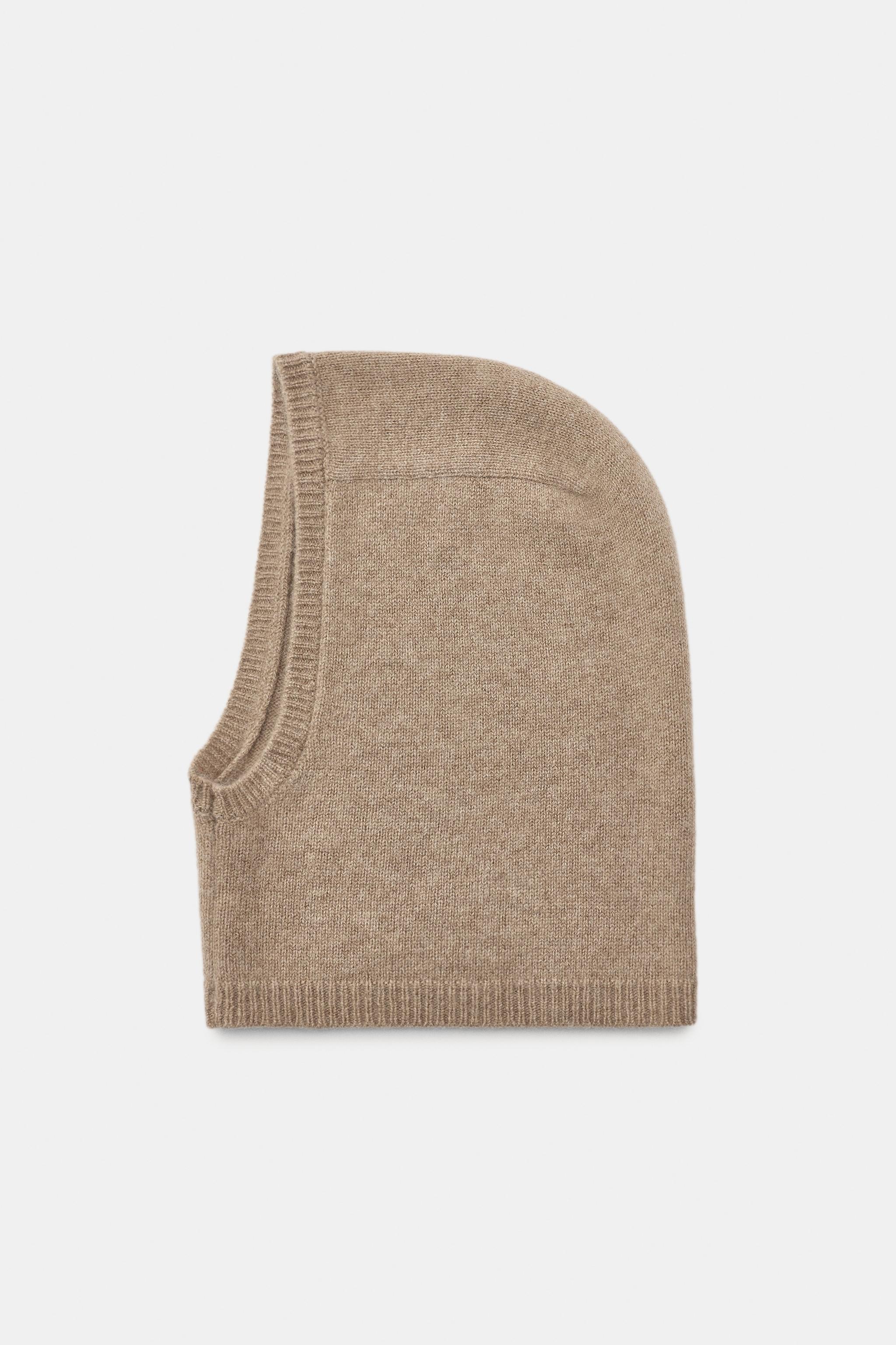 WOOL AND CASHMERE KNIT HOODIE