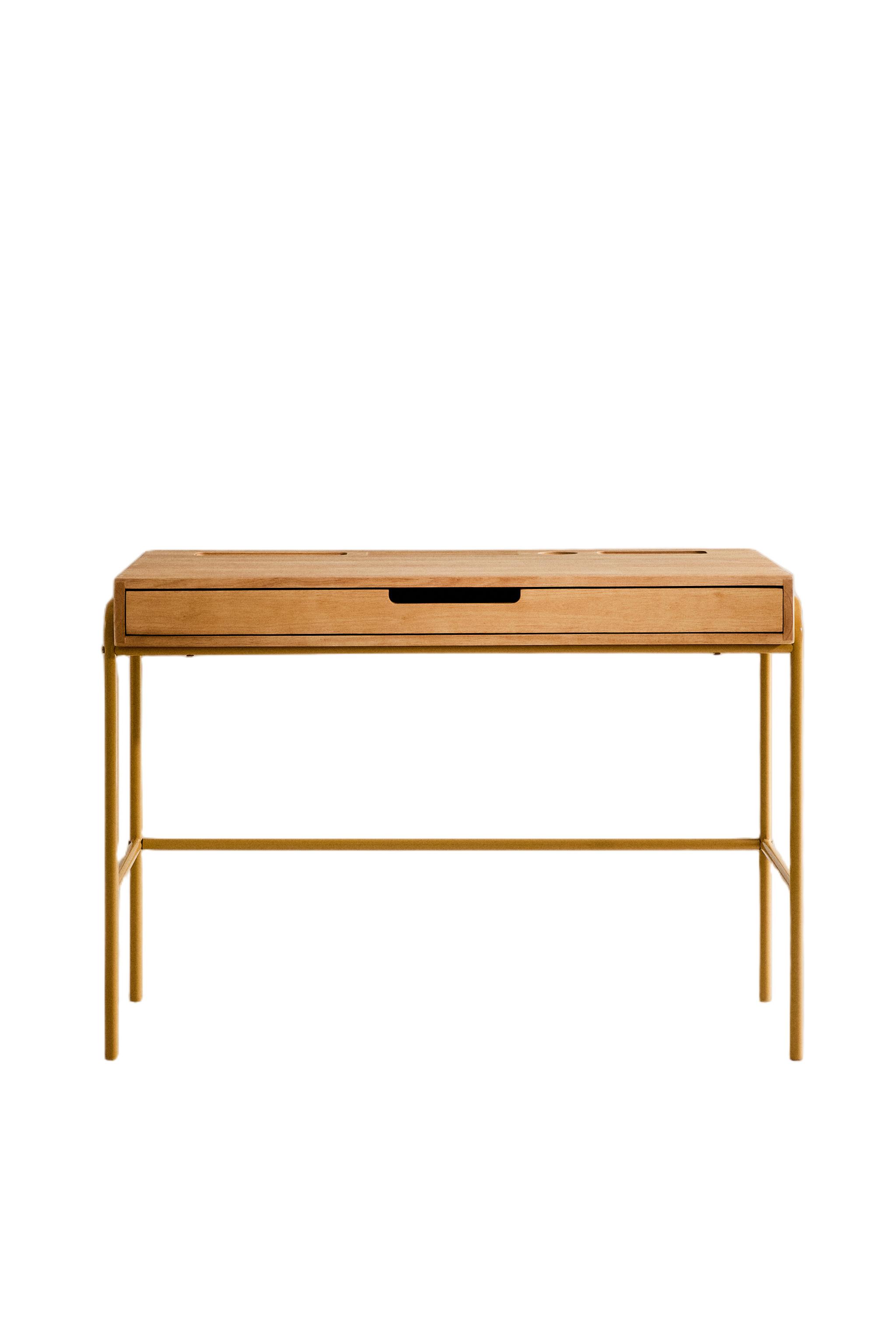 KIDS' WOODEN DESK - Mustard | ZARA United States