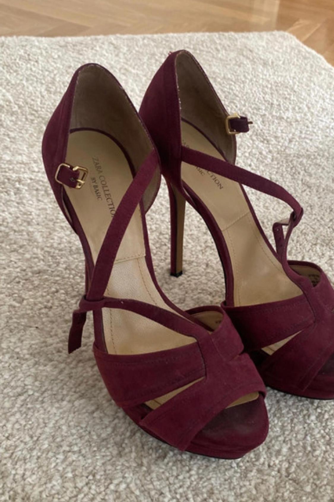 SANDALIAS TACÓN VINO - Image 5