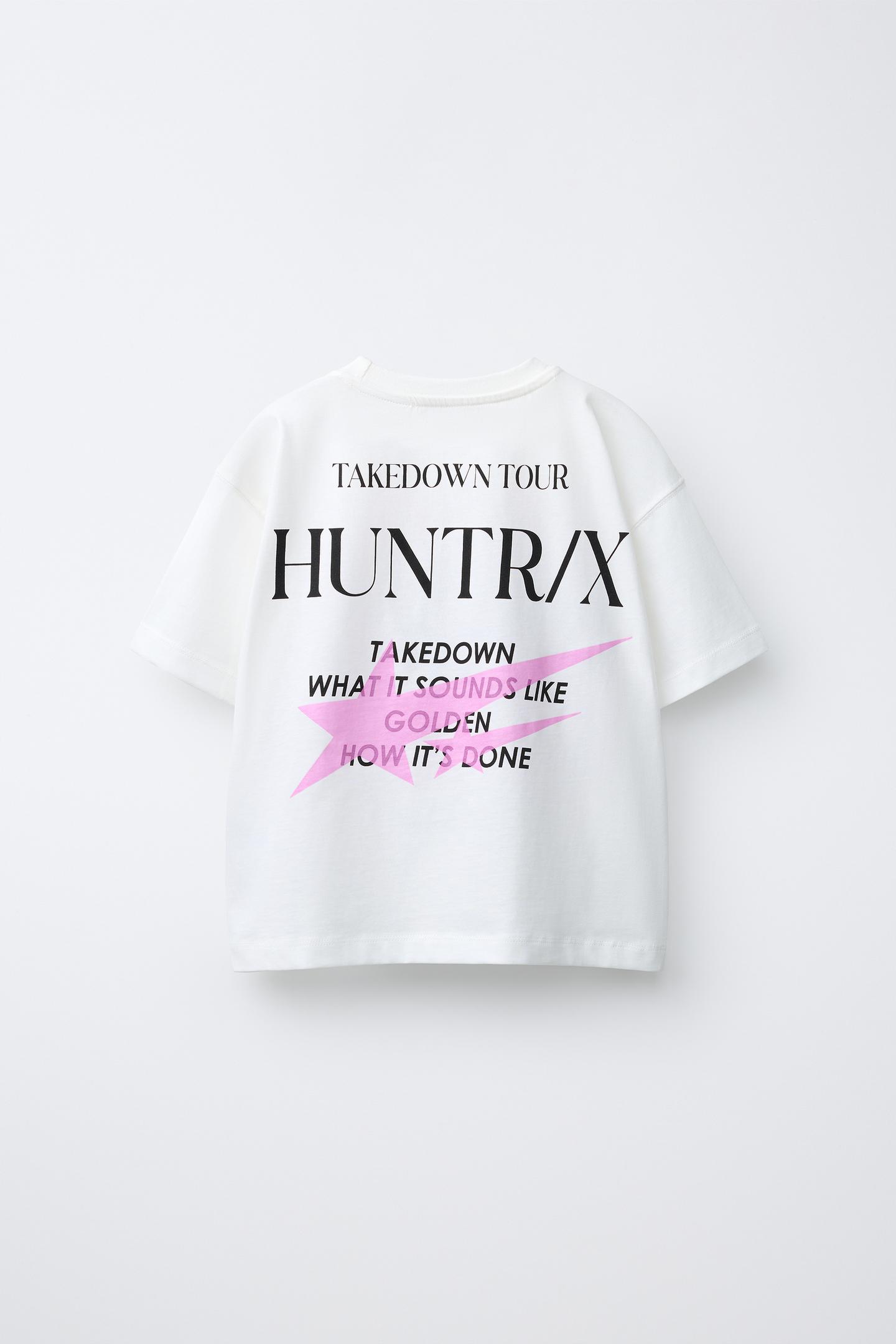Детская футболка Zara Kpop Demon Hunters™ Netflix © T-SHIRT, цвет: Белый — фото 2