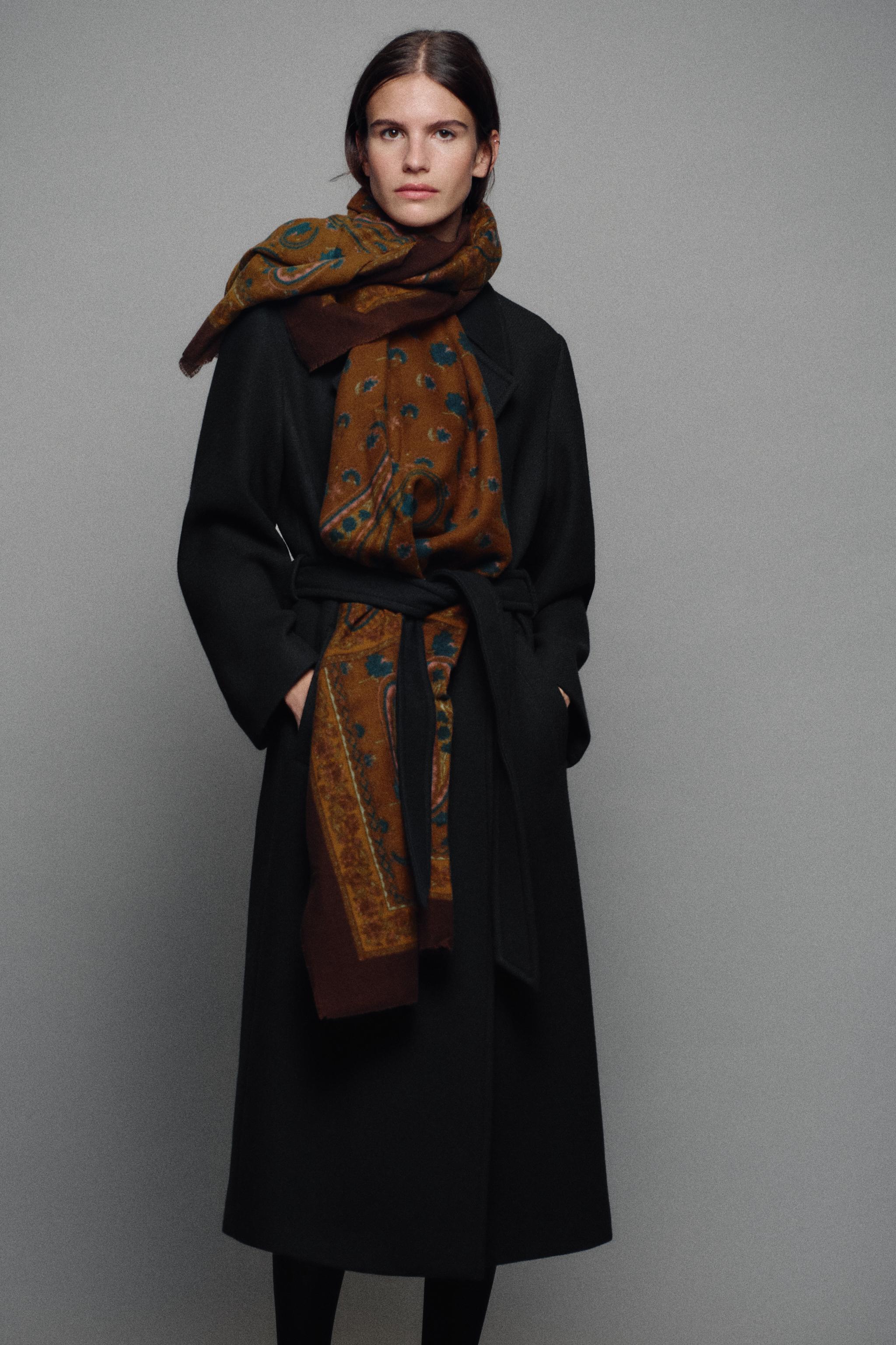 Printed Paisley Scarf by Zara