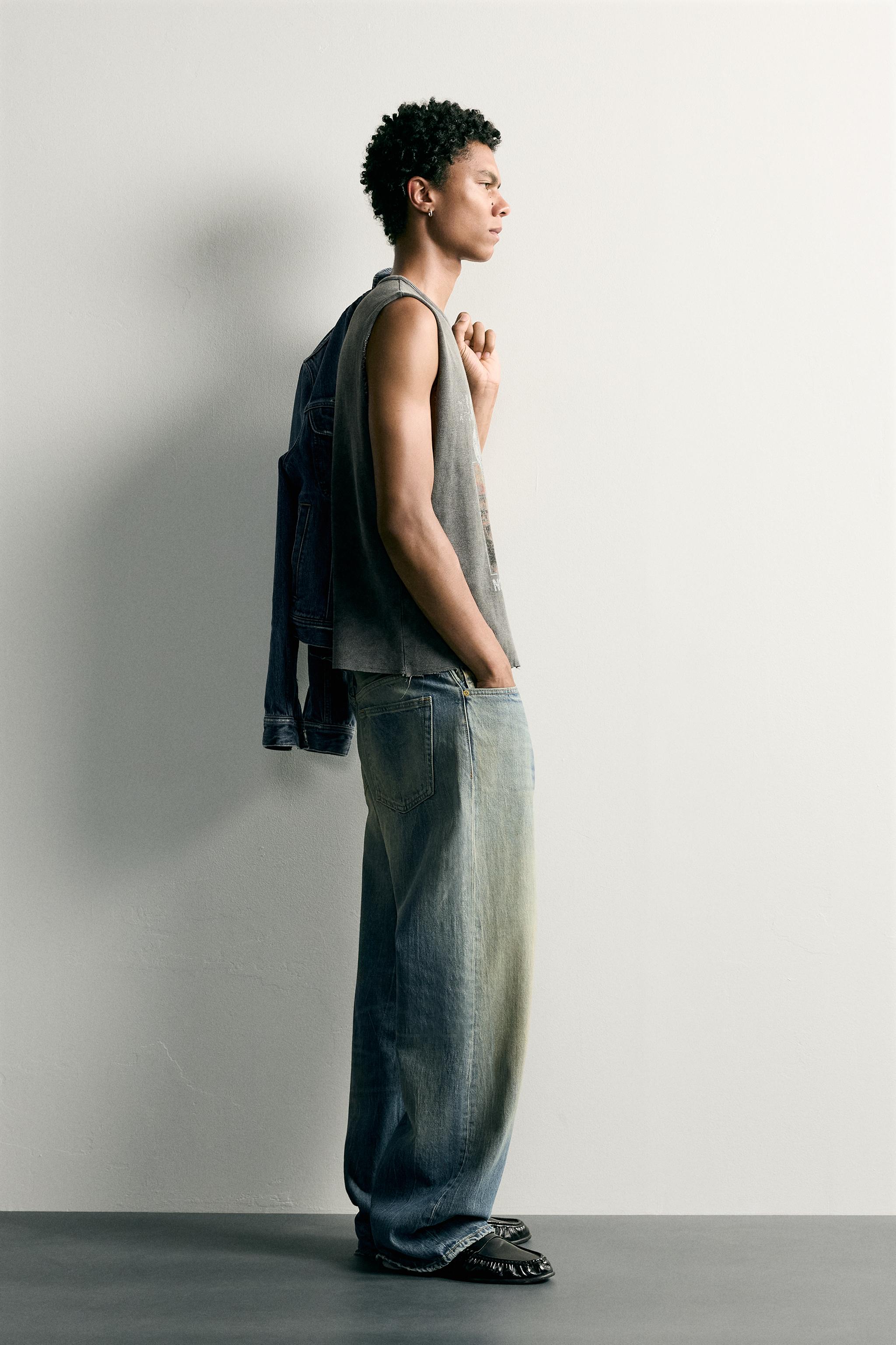 WASHED PRINTED KNIT TANK TOP