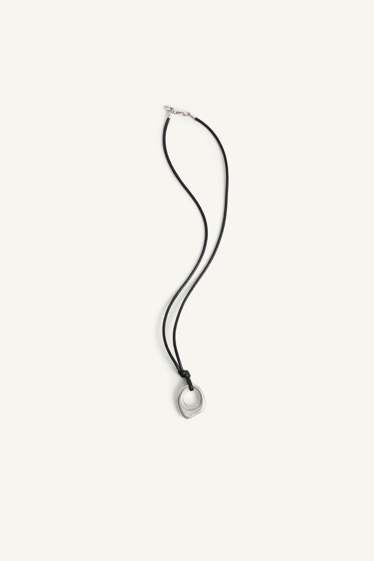 Collar cordon colgante metalico