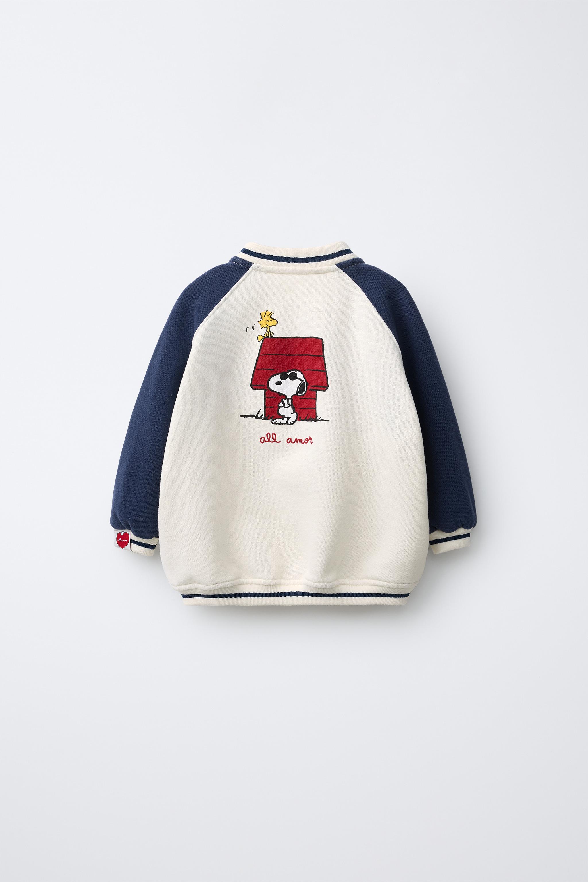 SNOOPY PEANUTS™ PLUSH BOMBER JACKET