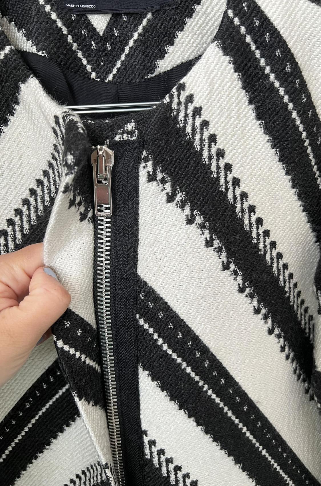 MANTEAU ZARA NOIR ET BLANC - Image 5