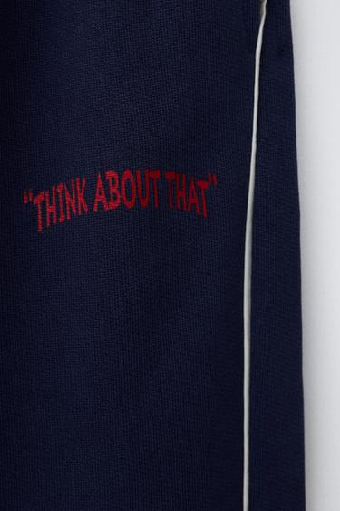 THE CAT IN THE HAT DR. SEUSS™ PLUSH TROUSERS - Navy blue by Zara - Image 3