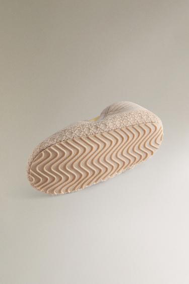 NEUTRAL BABOUCHE SLIPPERS - Ecru White by Zara - Image 3
