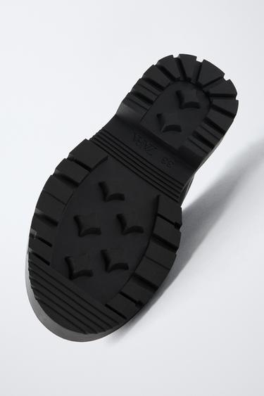 LEATHER SCHOOL SHOES - Black by Zara - Image 6