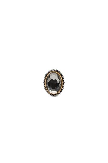 Zara MAXI OVAL JEWEL RING - Gold / Silver - Image 0
