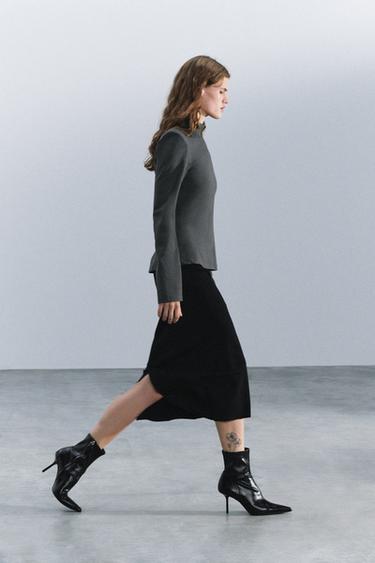 HEELED ANKLE BOOTS — Black 1