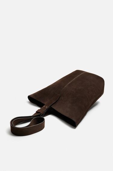 SAC EN CUIR LIMITED EDITION - Marron de Zara - Image 3