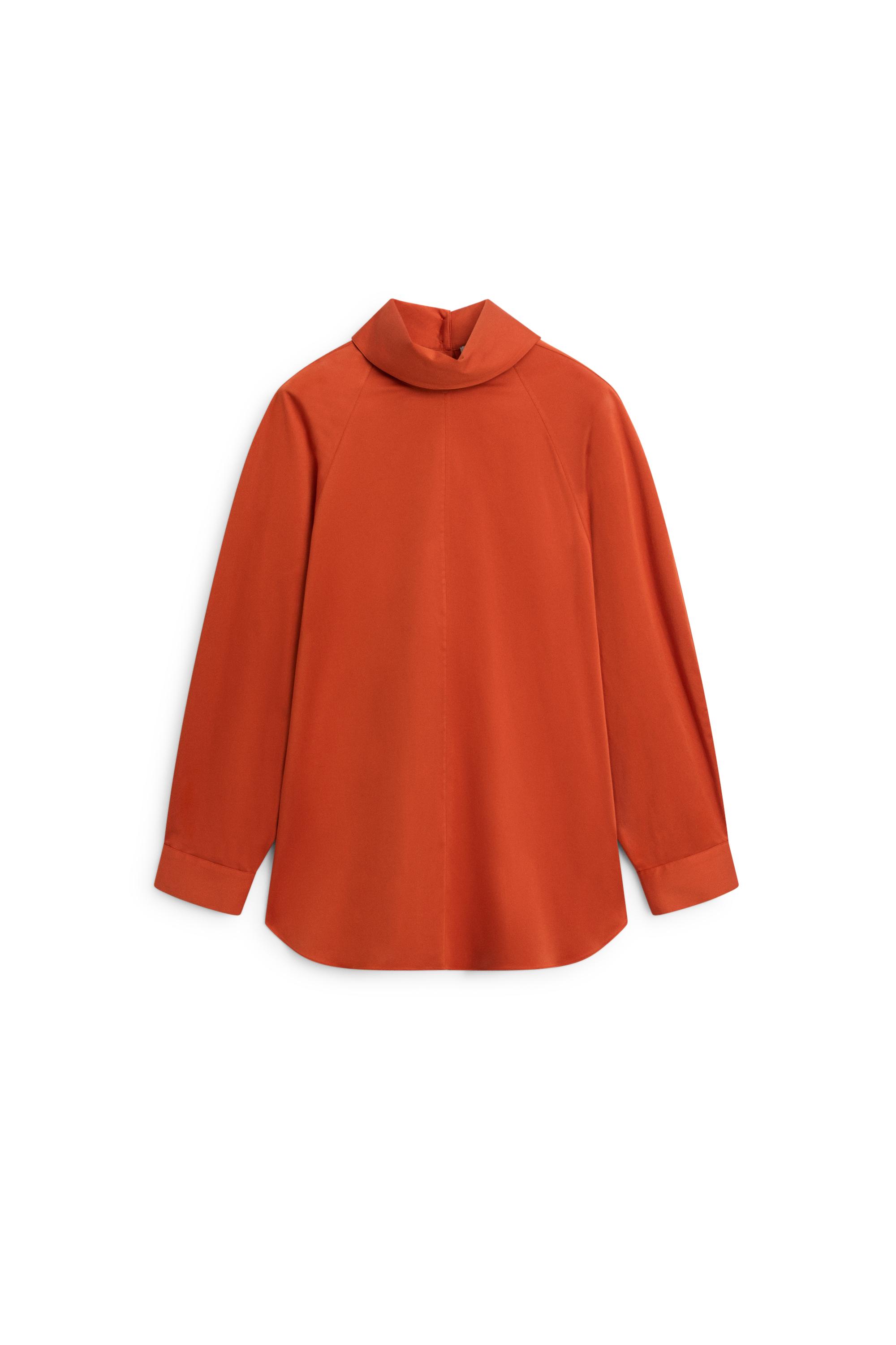 Oversize poplin high-neck shirt - LIMITED EDITION