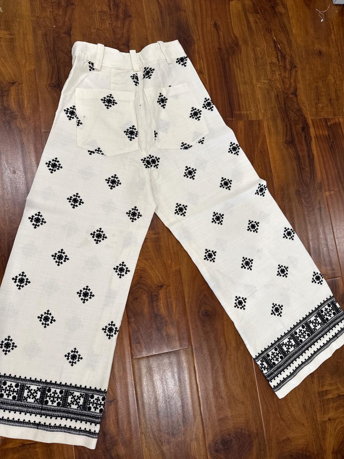PANTALÓN ESTAMPADO CON LINO - Image 4