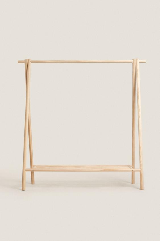 PORTEMANTEAU EN BOIS - Beige clair de Zara - Image 0