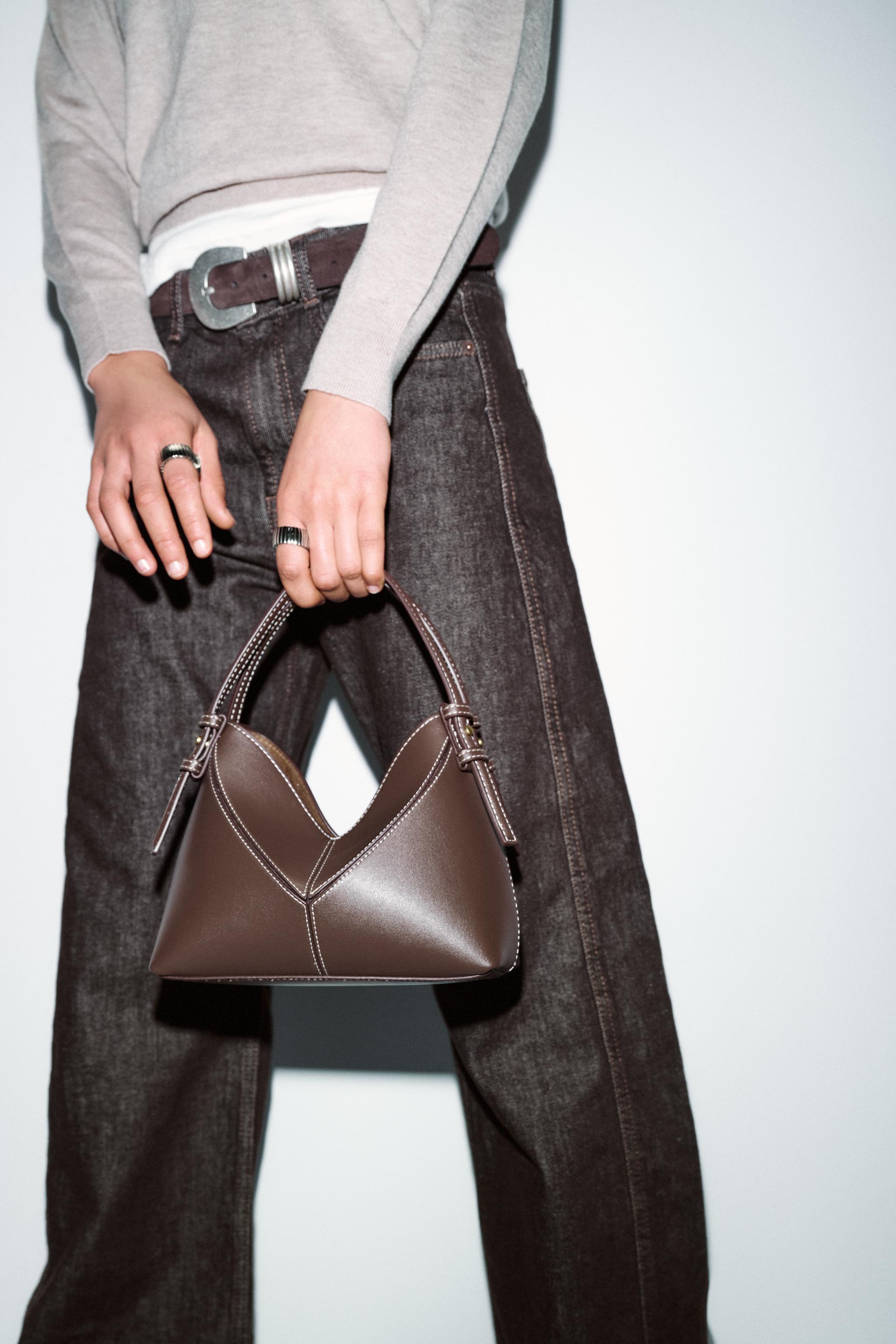 Женские сумки Zara MINI SEAM DETAIL BUCKET
