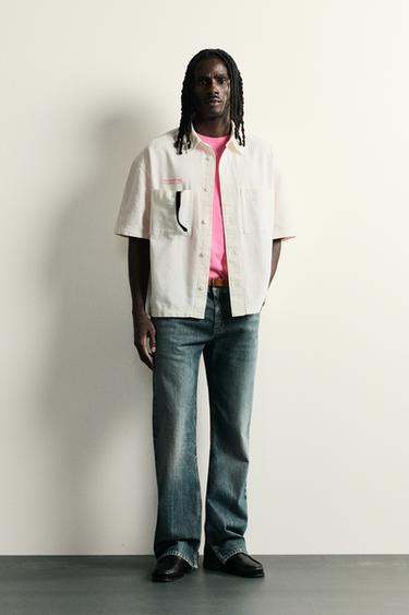 COMBINED RELAXED FIT SHIRT - White by Zara - Image 0