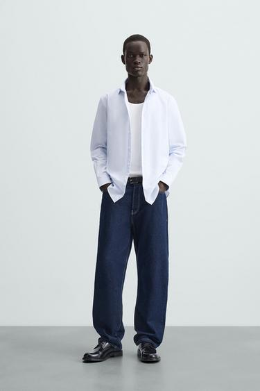 CAMISA SLIM FIT - Blanco de Zara - Imagen 0