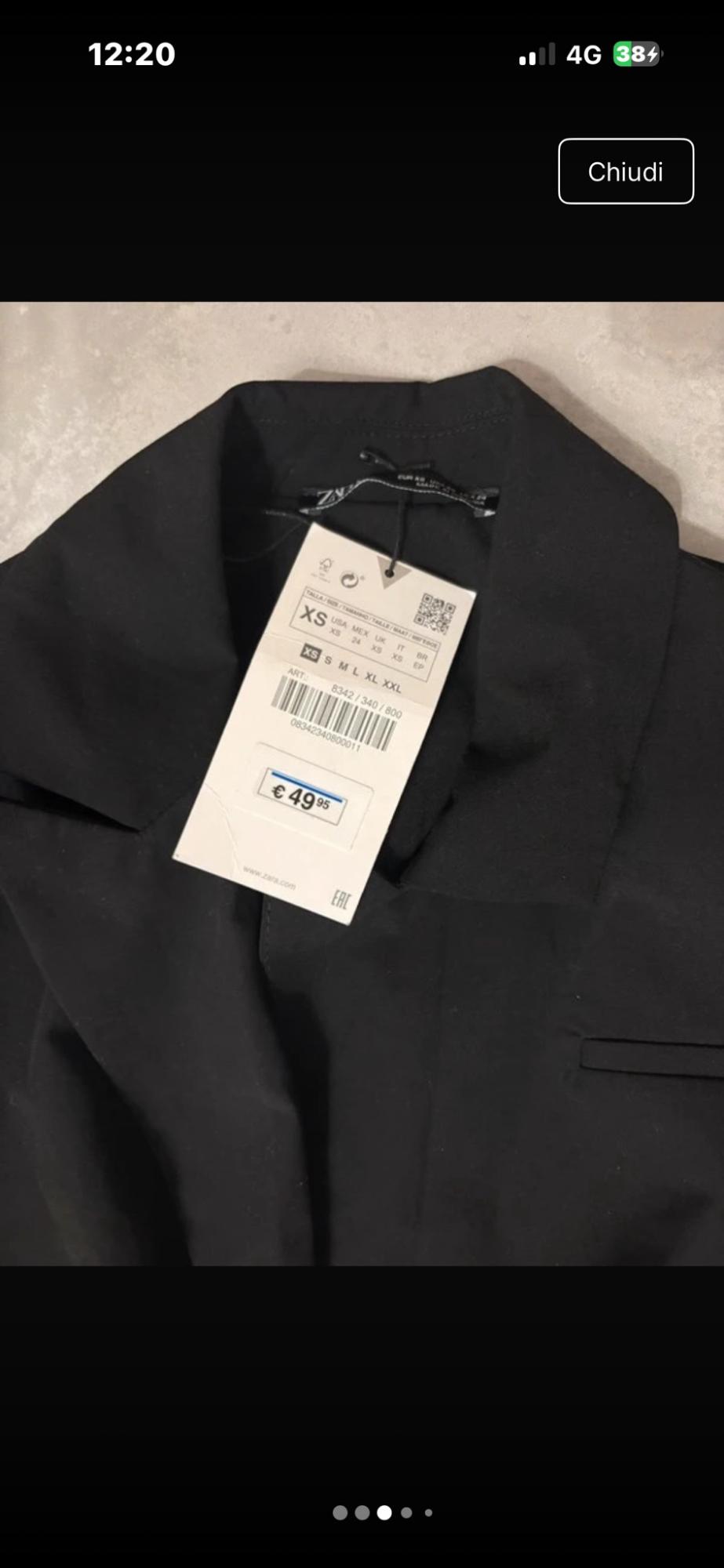 BLAZER-STYLE DRESS WITH BELT - Image 3