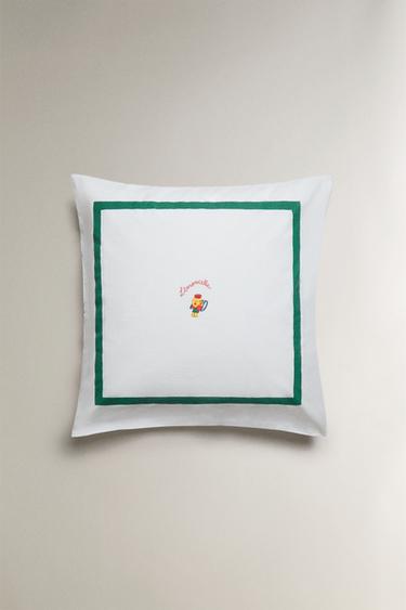 Taie d'oreiller décorative avec gaufrage ROMANE, 40 x 40 cm, Douceur d Taie d'oreiller décorative avec gaufrage ROMANE, 40 x 40 cm, Douceur d