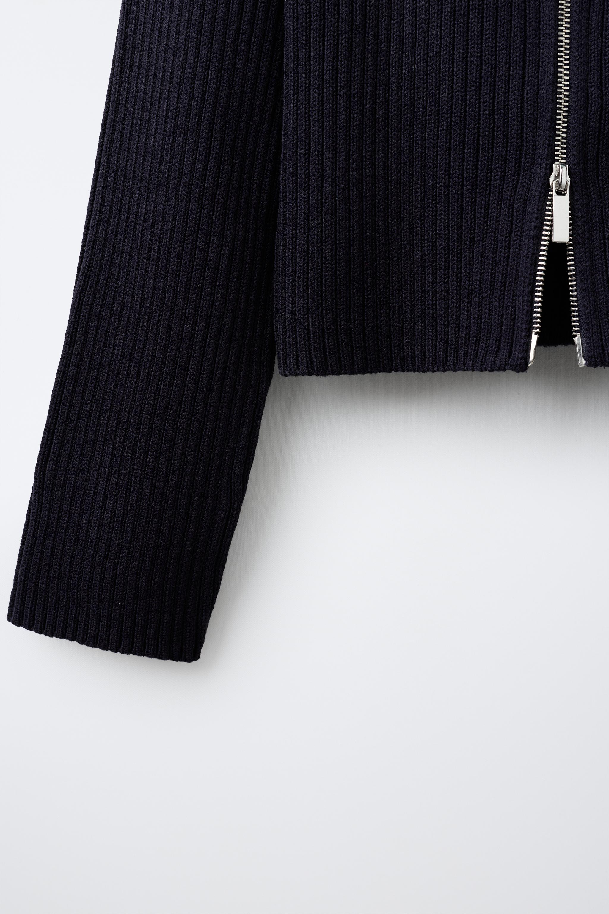 GILET EN MAILLE CANNELÉE