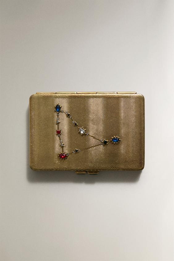 Zara SMALL CAPRICORN MARISA BERENSON MIRROR - Golden - Image 0