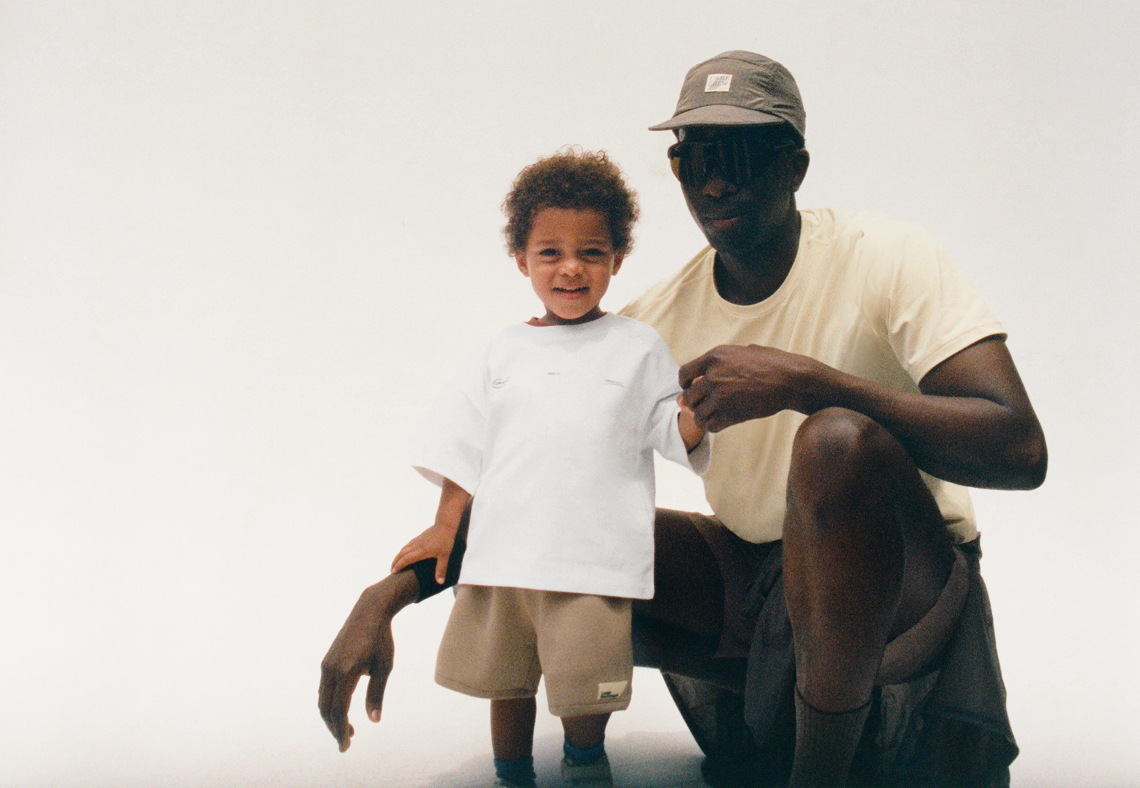 INTERLOCK LABEL SHORTS — Light brown