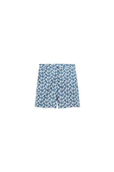 PRINTED BERMUDA SHORTS