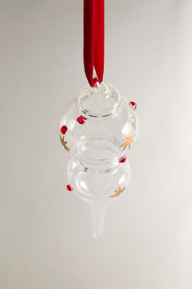 LONG BOROSILICATE CHRISTMAS TREE DECORATION - 990 by Zara - Image 1