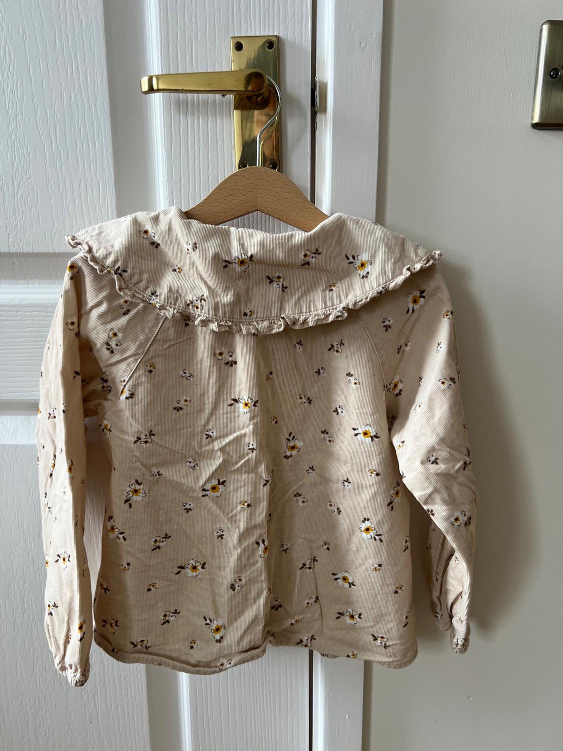 NEEDLECORD SHIRT WITH PETER PAN COLLAR - Image 2