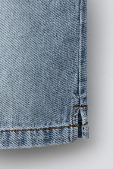 LOOSE-FIT DENIM BERMUDA SHORTS - Blue by Zara - Image 3