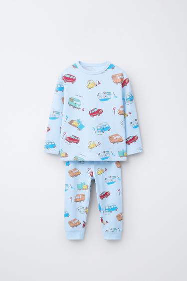 1 1/2-6 YEARS/ CAR PRINT PYJAMAS - Blue by Zara - Image 0
