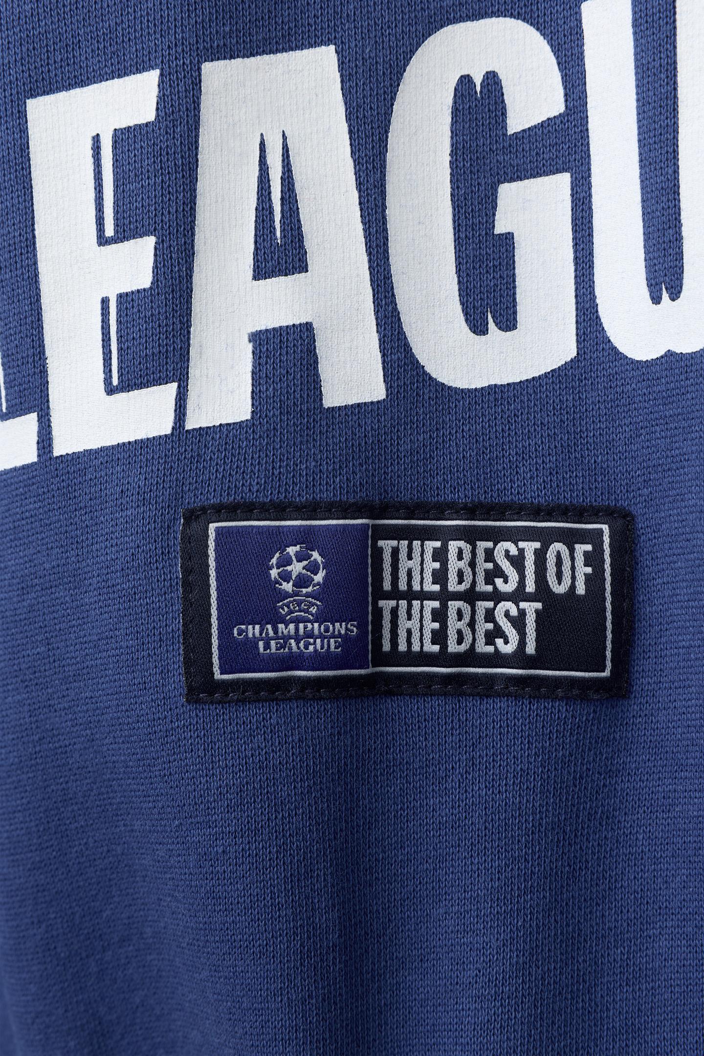 Детская куртка Zara UEFA Champions League® Hooded, цвет: Синий — фото 5