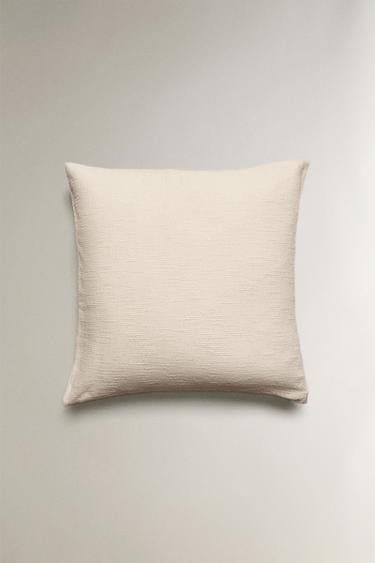 TEXTURED CUSHION COVER - Ecru by Zara