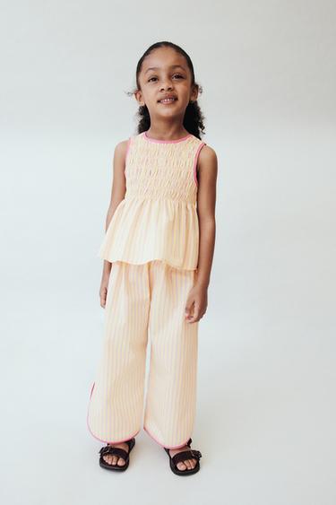 STRIPED TOP - Yellow by Zara