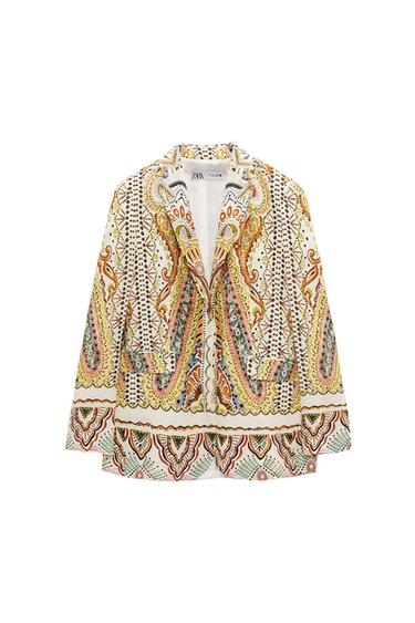 PRINTED BLAZER