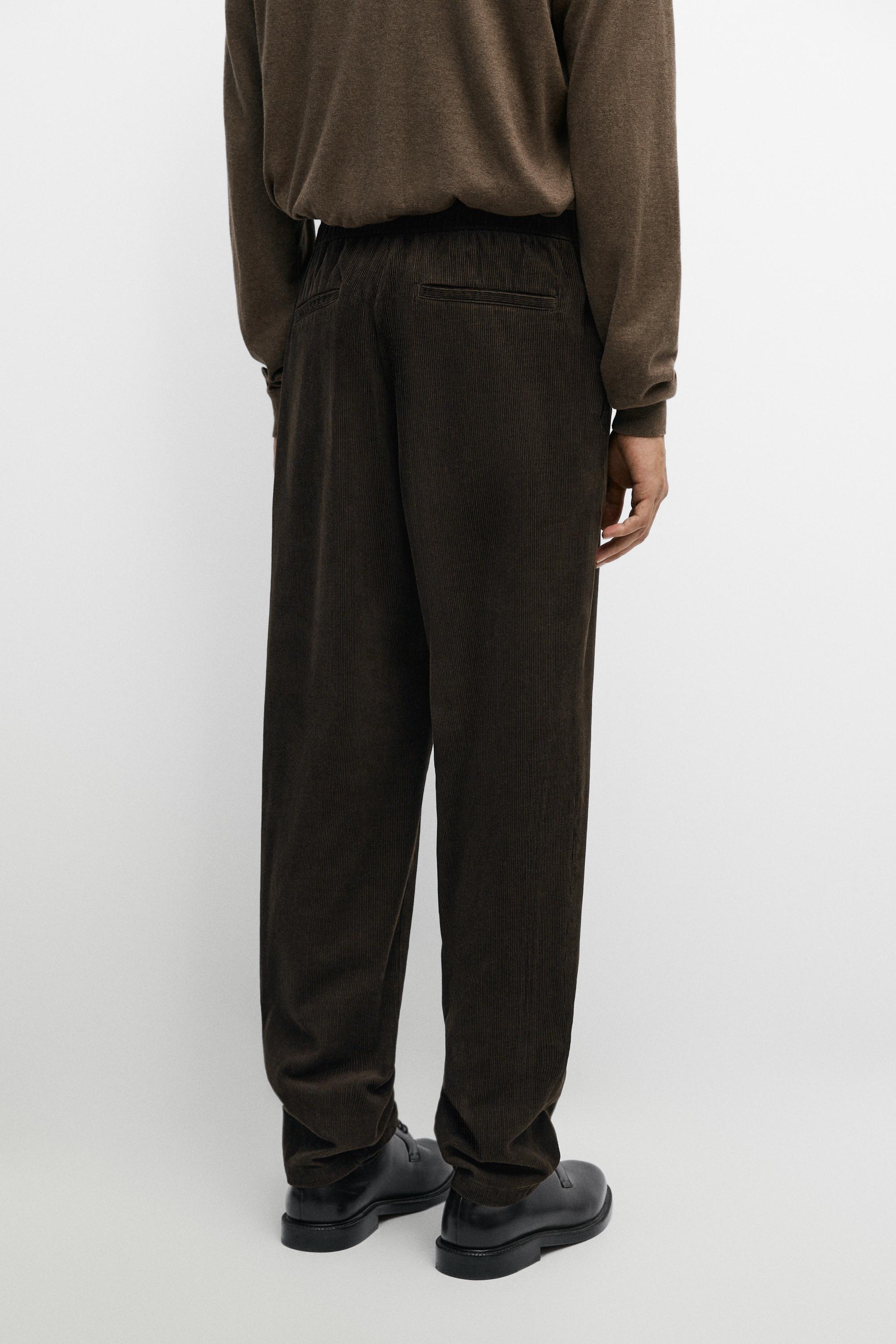 Pantalon de jogging en velours côtelé