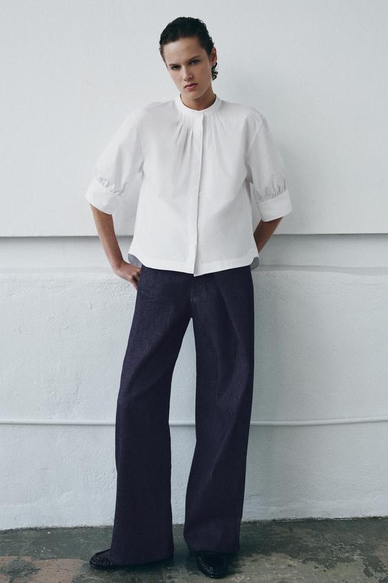 ZW COLLECTION PUFF SLEEVE SHIRT