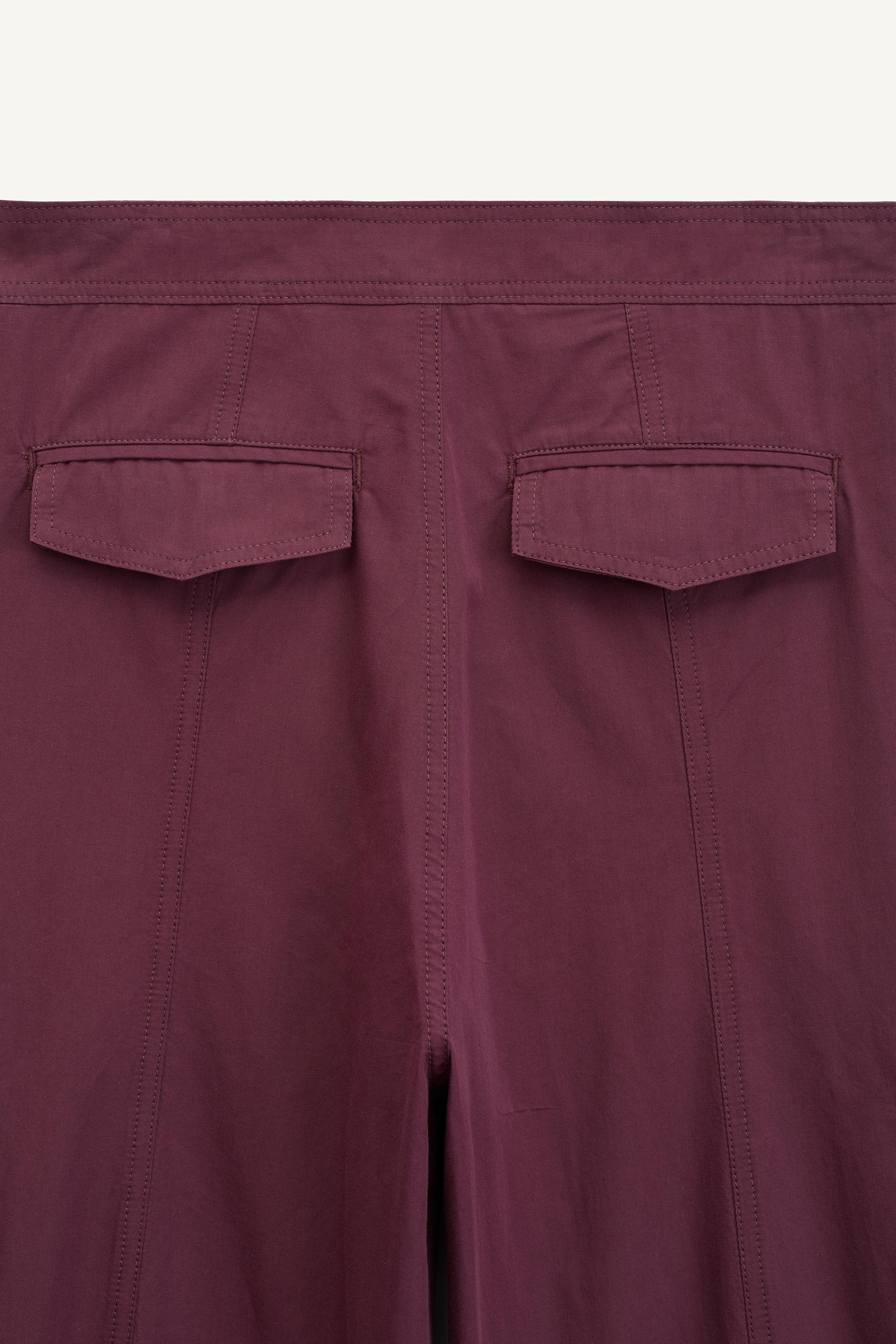 【ZARA】CRG PNTS 14 ミッドライズコットン紡績パンツ 4676/800 ZARA】ミッドライズBAGGY TRF デニムパンツ 8727/013/400 (ZARA
