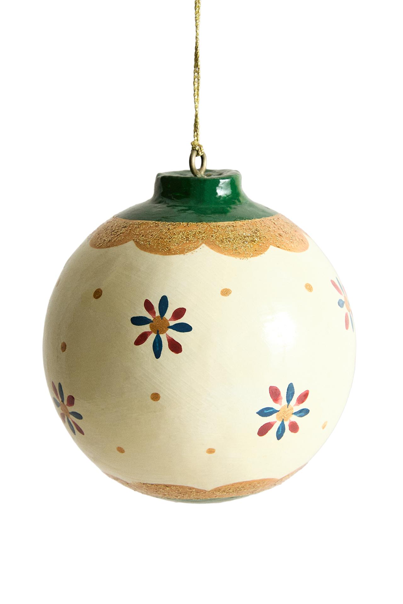 FLORAL PAPER CHRISTMAS TREE DECORATION