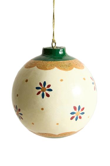 ADORNO ÁRBOL PAPEL FLORAL NAVIDAD - Multicolor de Zara