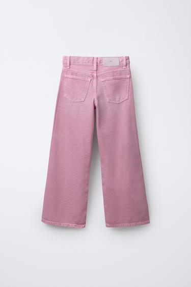 JEAN WIDE LEG - Mauve clair de Zara - Image 1