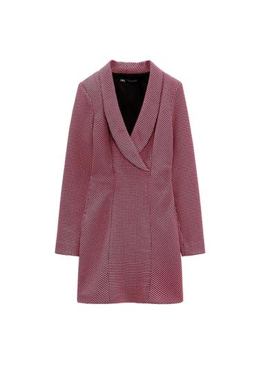 HOUNDSTOOTH BLAZER DRESS