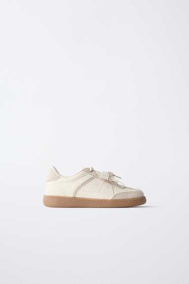 КЕДЫ С БАНТОМ — Белый от Zara