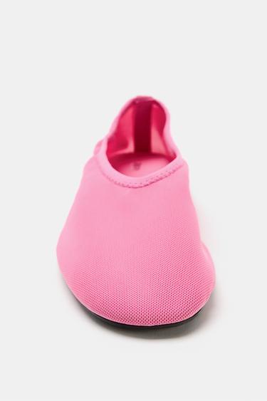 BALLERINES EN RÉSILLE - Rose de Zara - Image 4