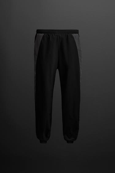 PANTALON TECHNIQUE COLOR BLOCK - Noir de Zara - Image 7