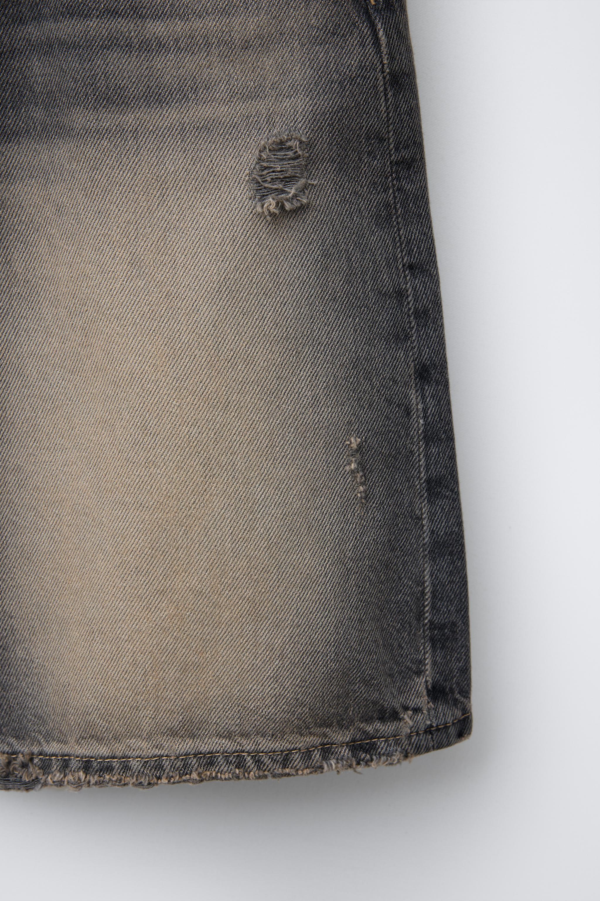 LONG DENIM SHORTS