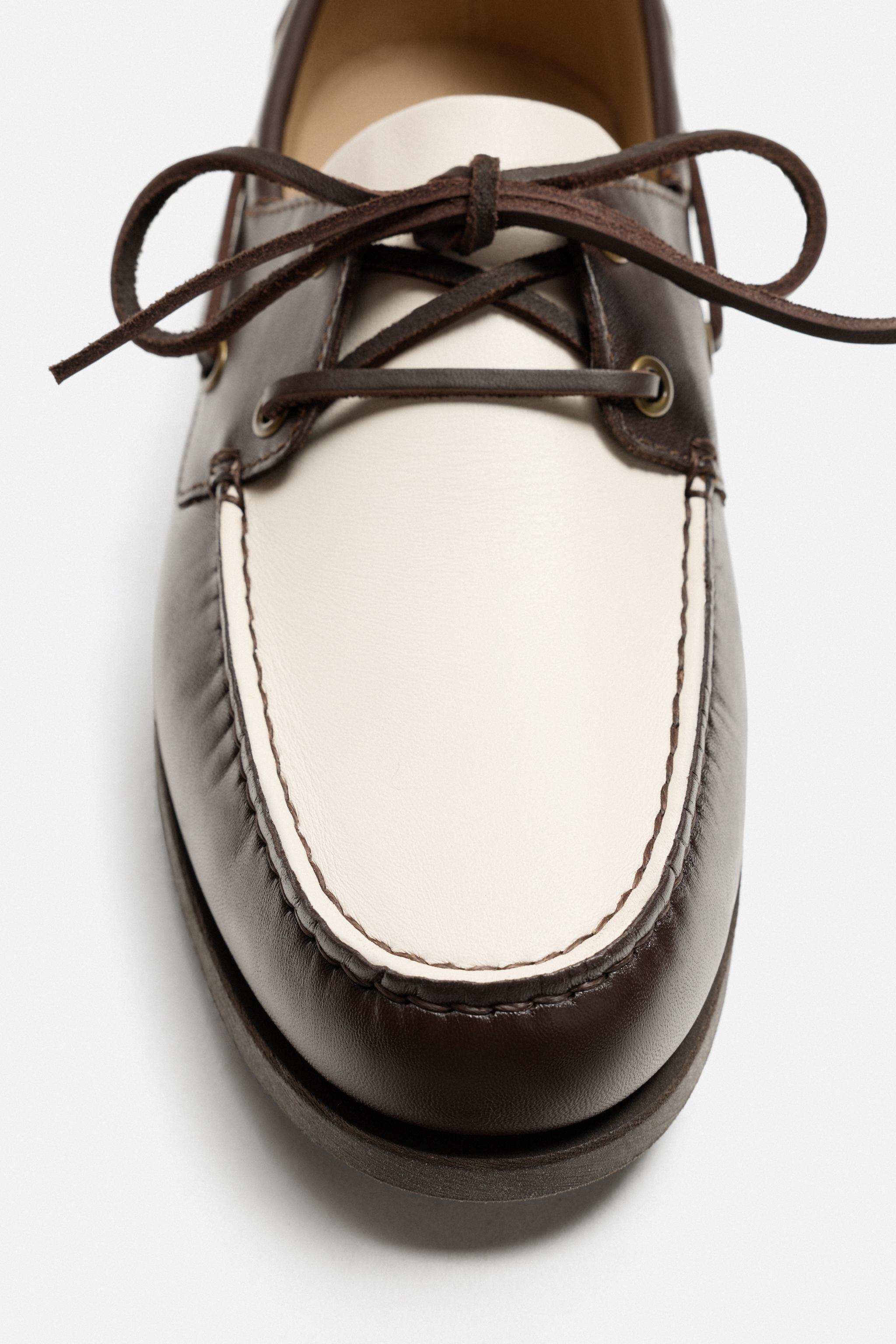 CHAUSSURES BATEAU EN CUIR