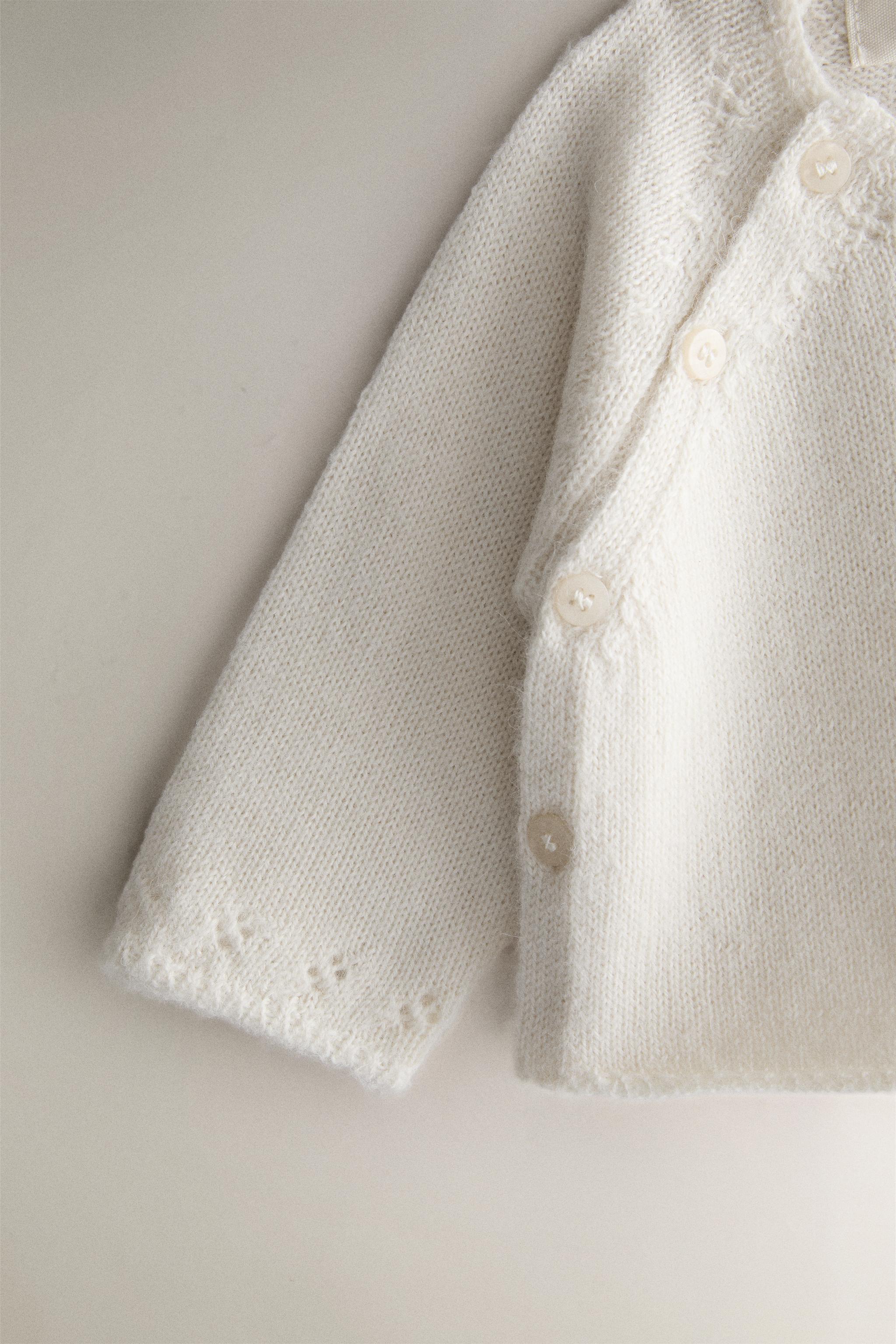 Детские кардиганы Zara BABY ALPACA CARDIGAN — фото 3