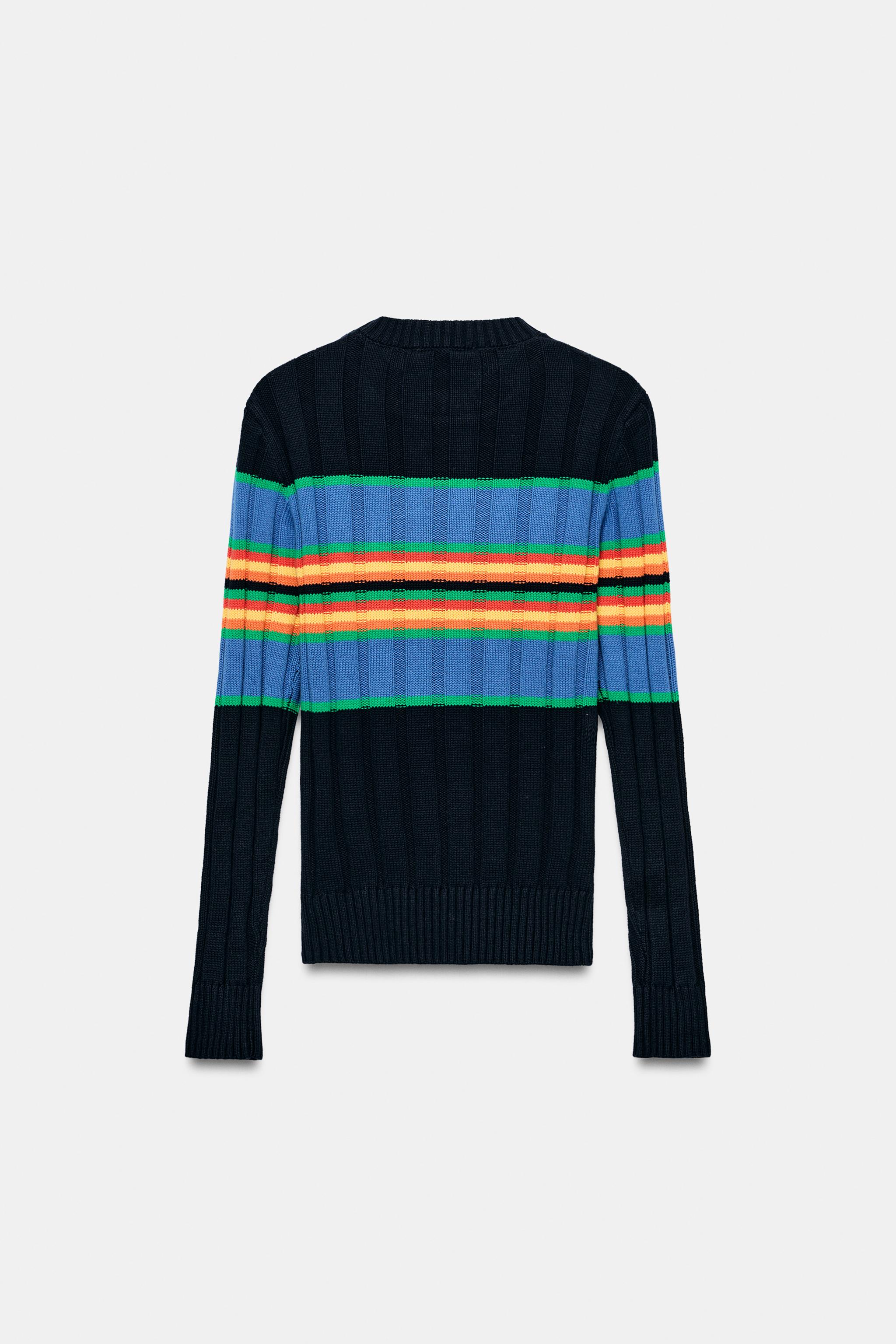 PULL EN MAILLE À RAYURES FRUIT OF THE LOOM™