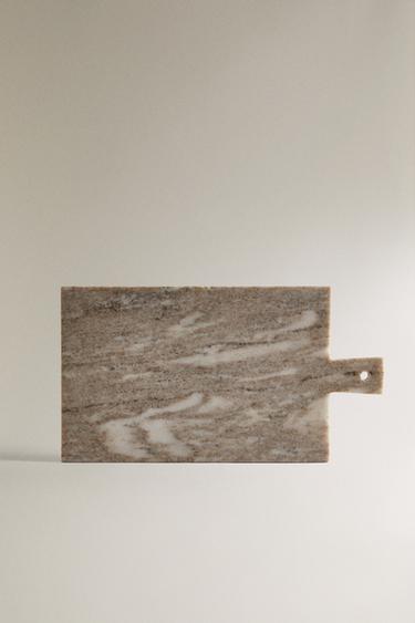 MARBLE CHOPPING BOARD WITH HANDLE - Greyish by Zara - Image 0